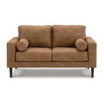 Ashley Telora Loveseat In Caramel | Amro Furniture