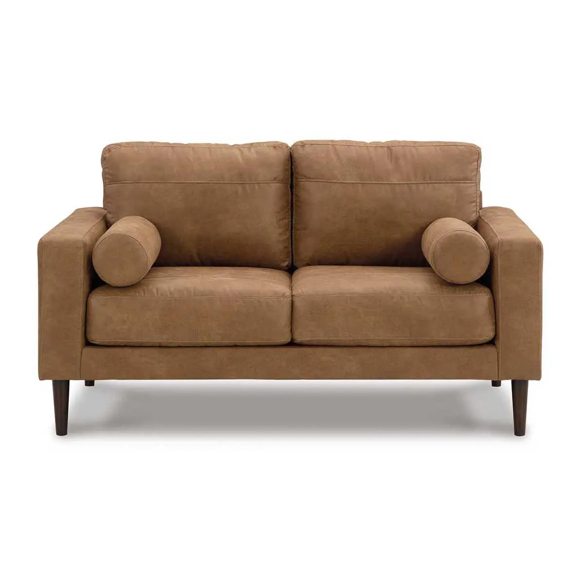 Ashley Telora Loveseat In Caramel | Amro Furniture