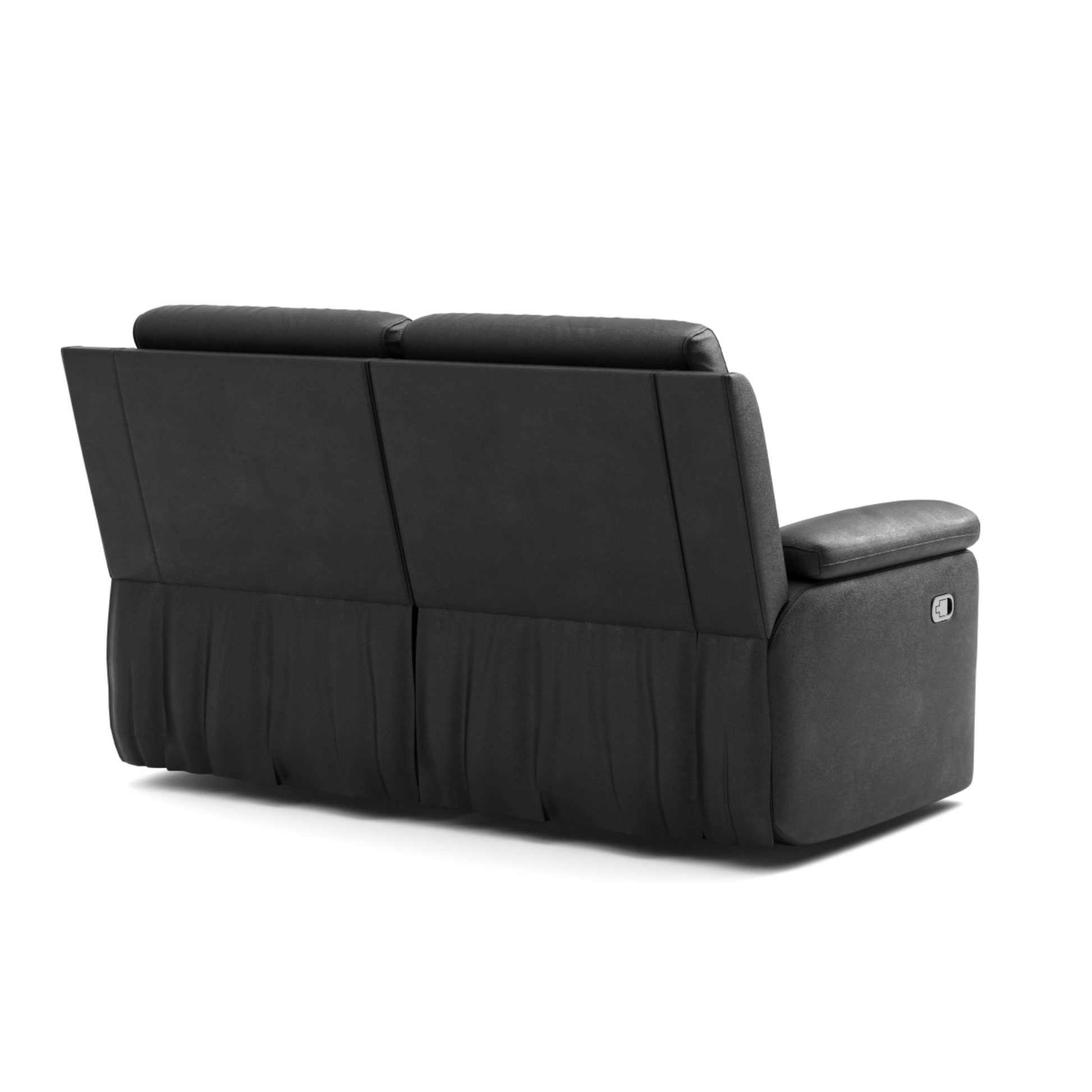 Recliner Loveseat in Black 434512.
