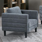 Brayden Charcoal Grey Fabric Chair U521
