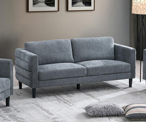 Brayden Charcoal Grey Fabric Sofa U521