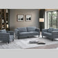 Brayden Charcoal Grey Fabric Loveseat U521