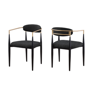 51326  Dining Chair Set Of 2 in Black