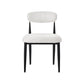 Dining Chair Set Of 2 in White/Black 51330