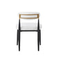 Dining Chair Set Of 2 in White/Black 51330