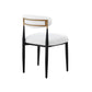 Dining Chair Set Of 2 in White/Black 51330