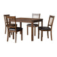 5-PIECE DINING SET - ESPRESSO