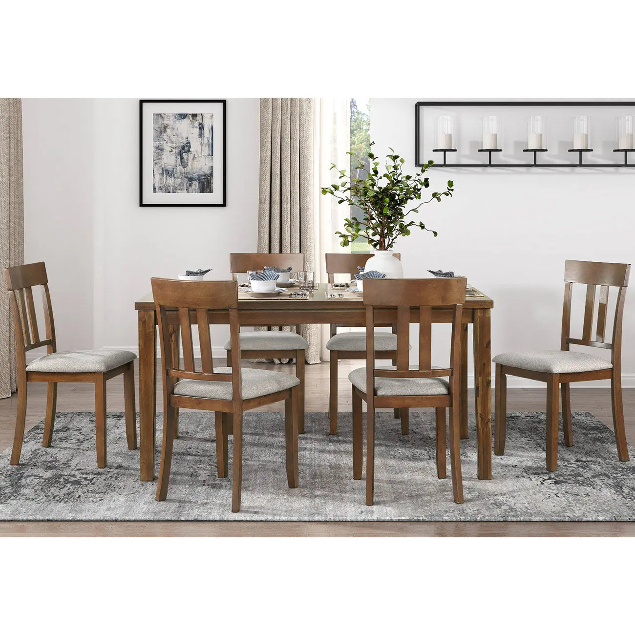 Prineville 7 pc Dining Set 5762 - Mazin