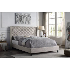 Briar Upholstered Platform Bed 5832BE Mazin
