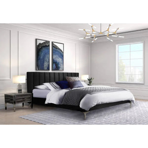 Melina Low-Profile Bed 5893BK Mazin