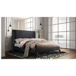 Estelle Upholstered Platform Bed 5900DG Mazin