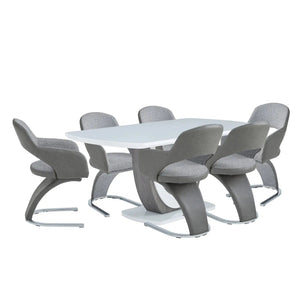 London 7 pc Dining Set 5922 - Mazin