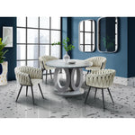 Skye Dining Set 5934 in Beige Mazin