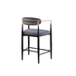 61327 Counter Bar Stool Set of 2 in Grey