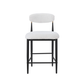 61330 Counter Bar Stool  Set of 2 in White/Black