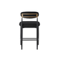 61331 Counter Bar Stool  Set of 2 in Black