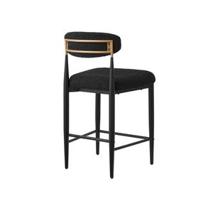 61331 Counter Bar Stool  Set of 2 in Black