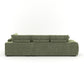 ZARA RHF SECTIONAL IN GREEN