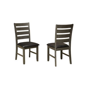 679G 22 Dining ChairSet OF 2 in Dark Grey