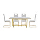 Althea 5 pc Dining Set 7451 - Mazin