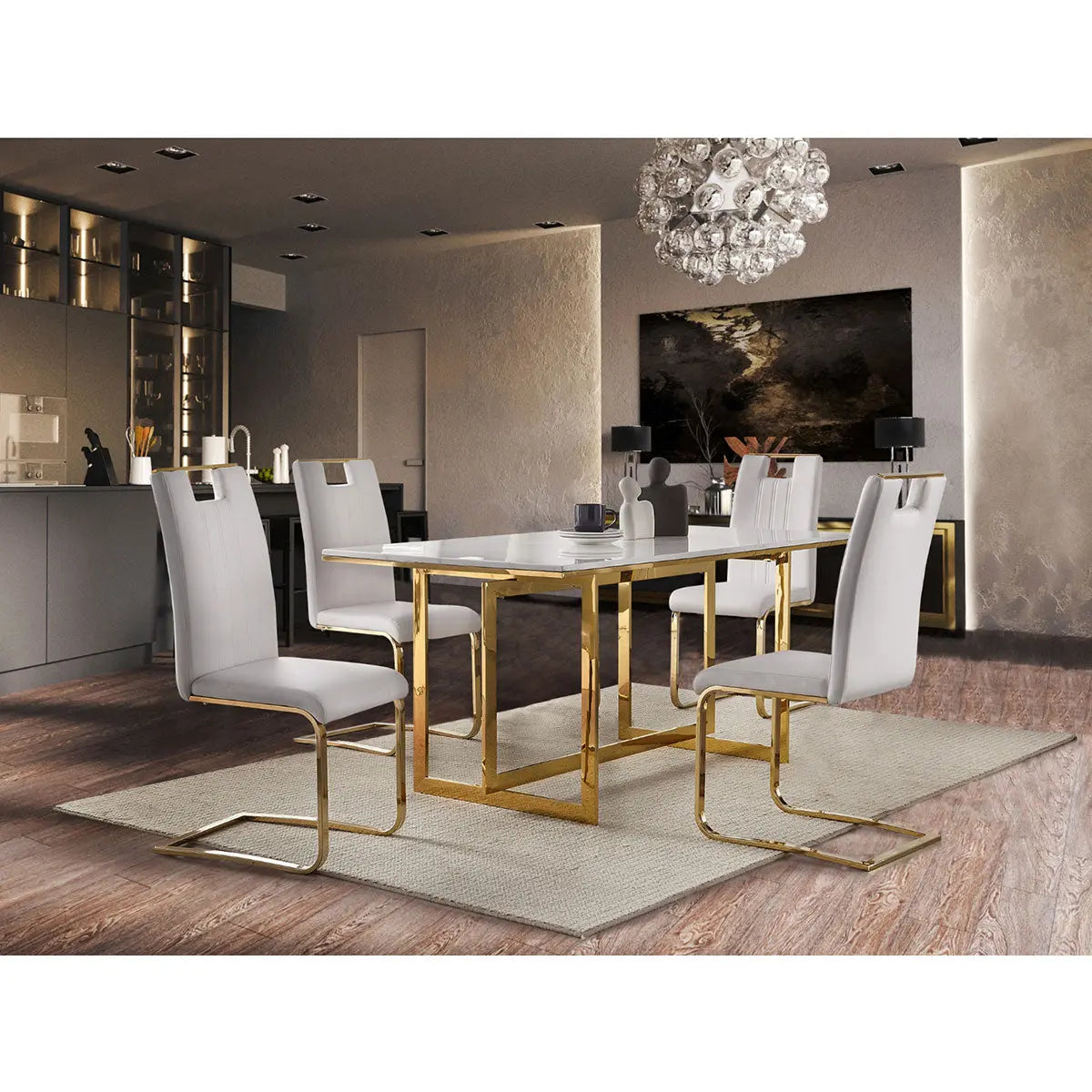 Althea 5 pc Dining Set 7451 - Mazin