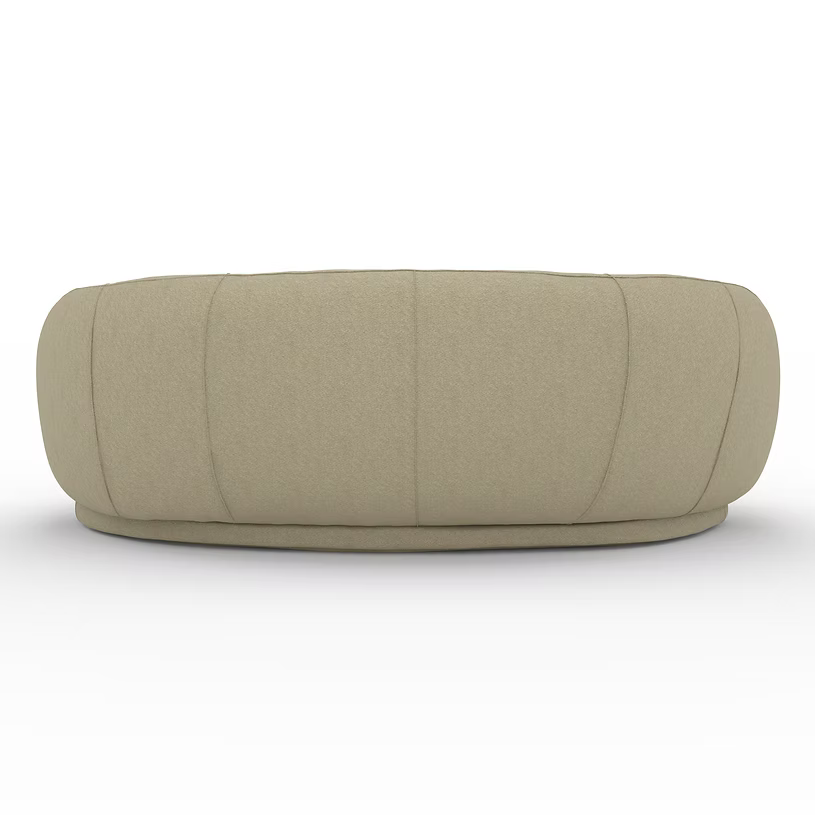 Moon 93" Modern Fabric Curved Sofa – Crafted in Canada - 2389 Amro Furniture
