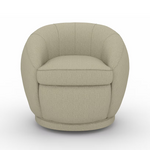 Moon Modern Fabric Curved Chair – Crafted in Canada - 2389 Amro Furniture