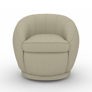 Moon Modern Fabric Curved Chair – Crafted in Canada - 2389 Amro Furniture