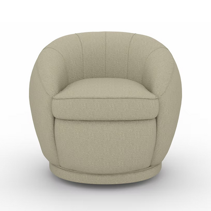 Moon Modern Fabric Curved Chair – Crafted in Canada - 2389 Amro Furniture