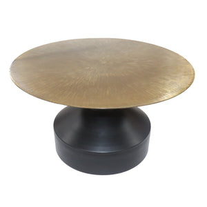Akira Coffee Table in Black/Gold | Amrofurniture.com