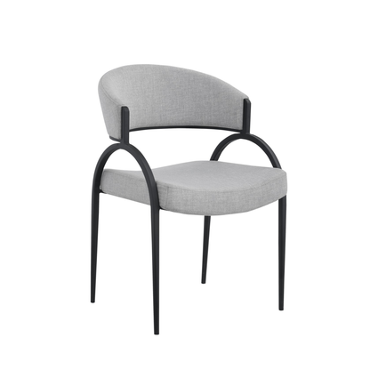 93111  Dining Chair Set Of 2 in Crey /Black