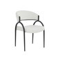93112  Dining Chair Set Of 2 in Cream /Black