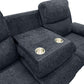 POWER RECLINING SOFA - CHARCOAL