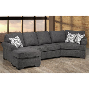 Cuddler Sectional with Chaise 9907