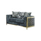 Alana 3-Piece Sofa Set Grey/Beige