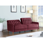 Bolgatti Angel Velvet Sofa Bed Burgundy