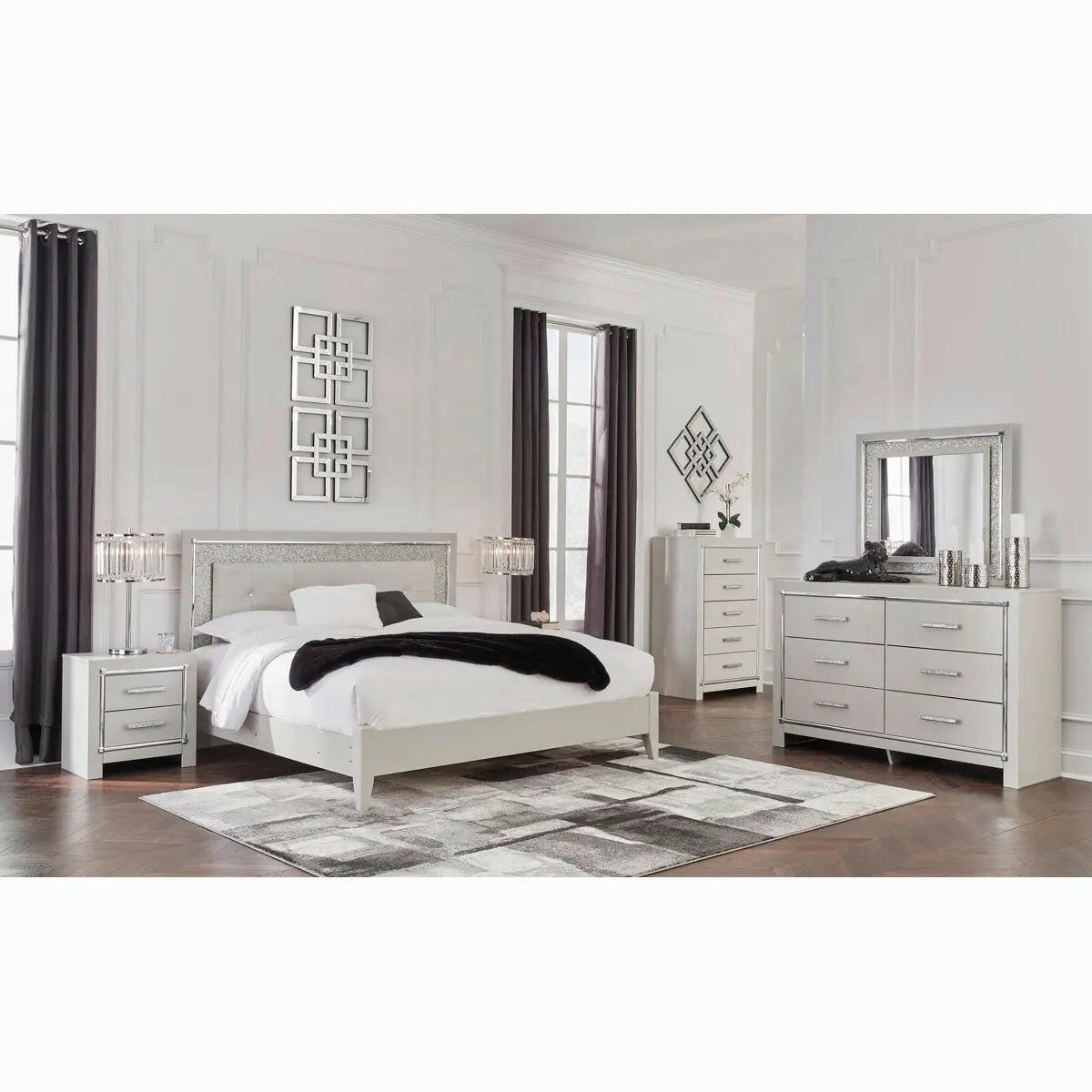 Ashley Zyniden LED Bedroom Set.