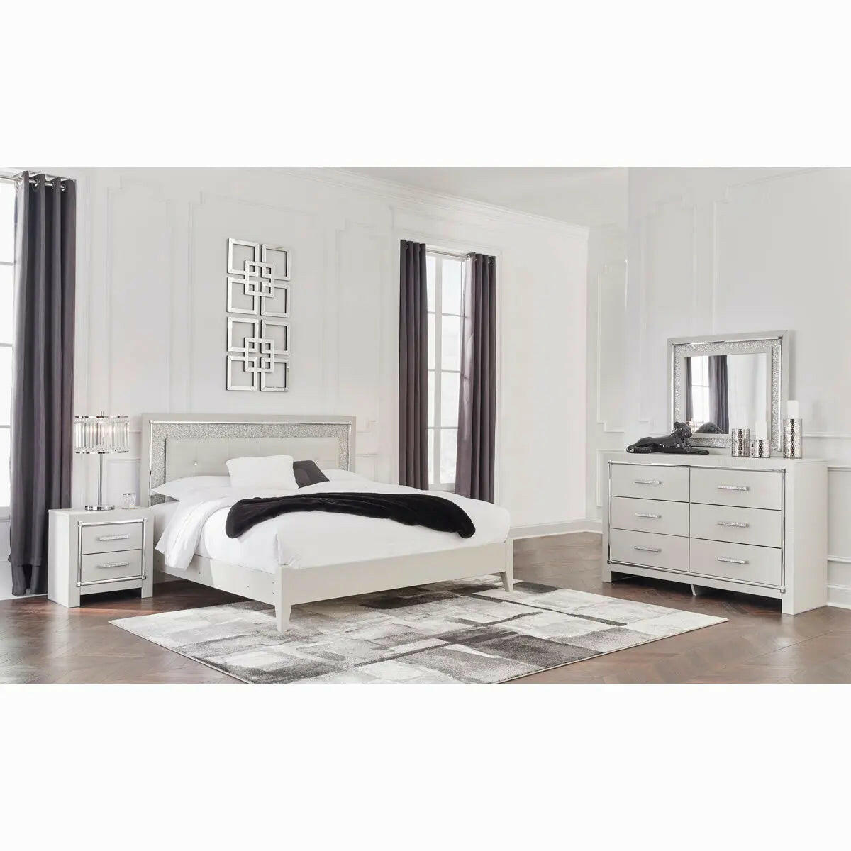 Ashley Zyniden LED Bedroom Set.