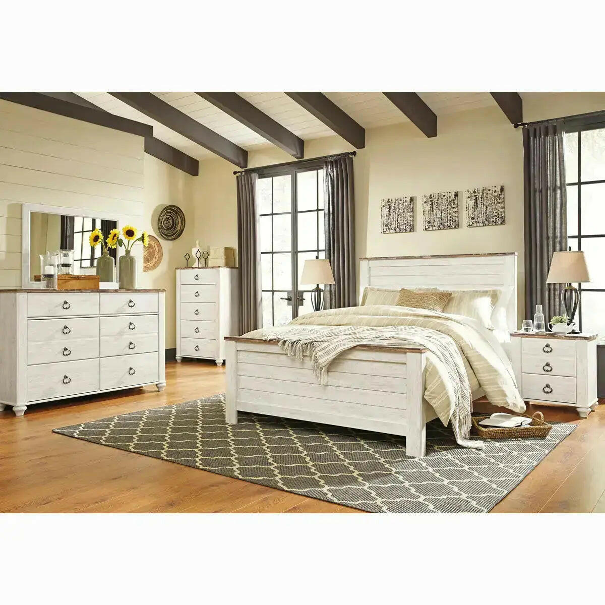 Ashley Willowton Panel Bedroom Set B267.