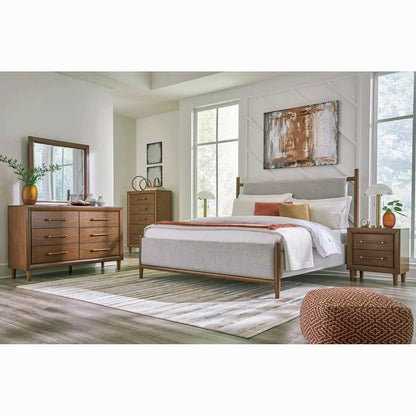 Ashley Lyncott Upholstered Panel Bedroom Set B615.