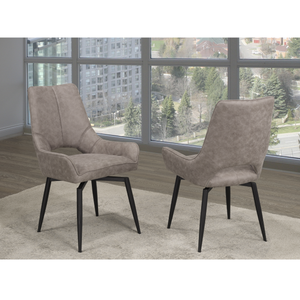 C 1315Y 1 Dining Chair Set Of 2  Antique Brown