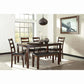 Ashley Coviar 6Pc Dining Set in Brown - Complete Home Furnish