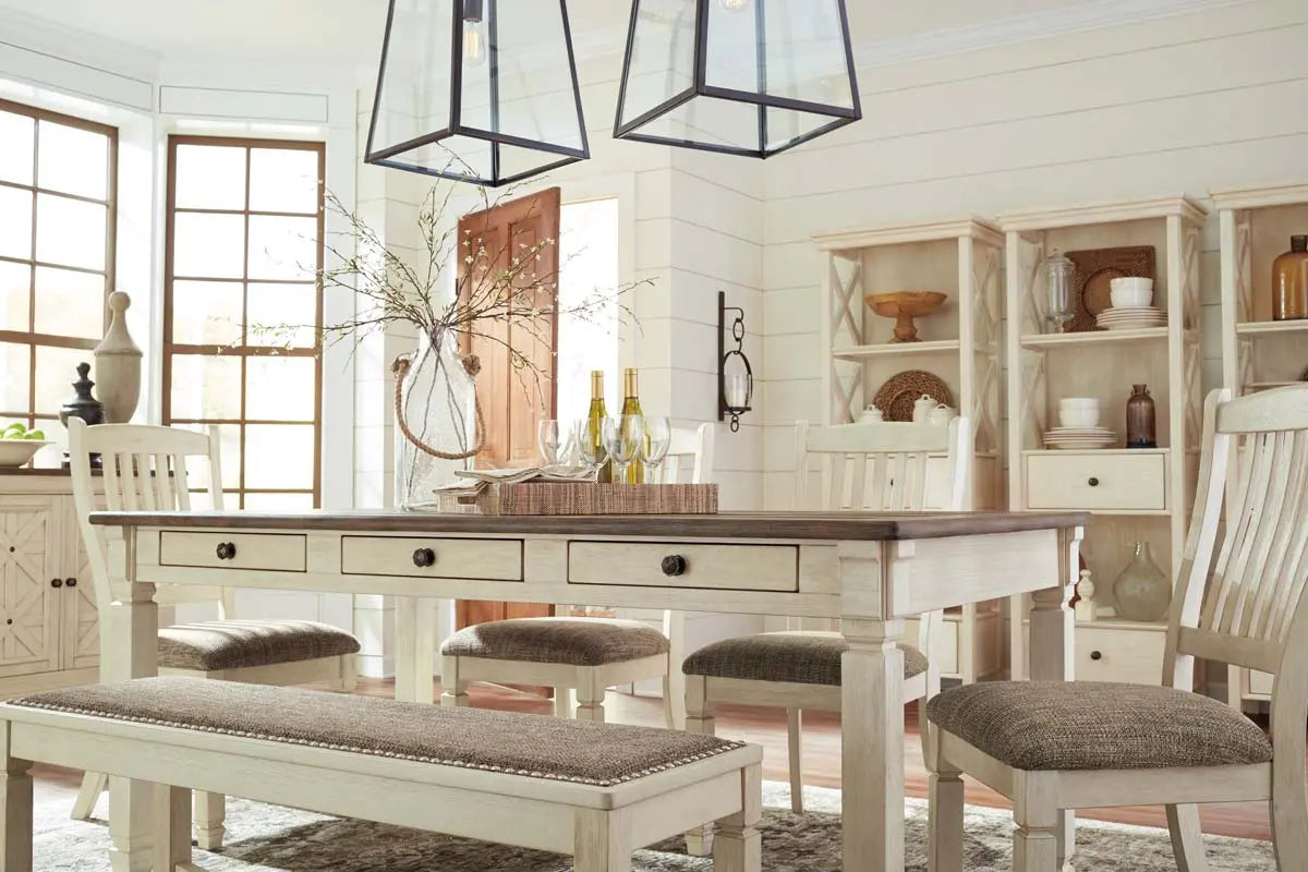 Ashley Bolanburg 6 Pc Dining Room Set Signature Design by Ashley