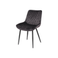 DRC 2002  Dining Chair Set Of 2 in Dark Grey