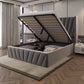 Eva Lift-Up Storage Bed – Charcoal Gray