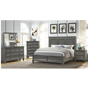 Hamilton 6pc Storage Bedroom Set Grey