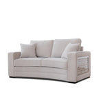 Havana Upholstered Loveseat Beige