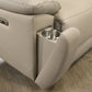 Mapel Beige Power Leather Reclining Sofa Set IFDC Furniture