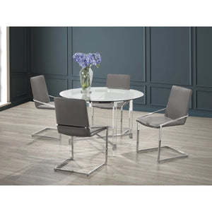 Jayden 5-Piece Dining Set in Grey | Amrofurniture.com
