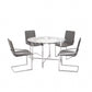 Jayden 5-Piece Dining Set in Grey | Amrofurniture.com